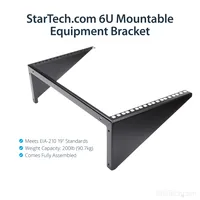 6U WALL MOUNT RACK BRACKET STEEL LOW-PROFILE WALL-BRACKET