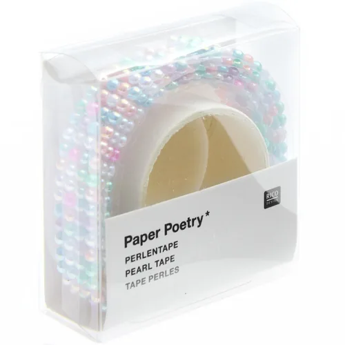 Rico Design Perlensticker Paper Poetry 50 cm, 1 Stück Mehrfarbig - Motiv: Perle