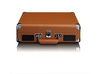 Lenco TT-10 Belt-drive audio turntable Black, Brown, Stainless steel Automatic