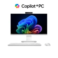 ASUS AIO (PM640KA-WPC025W) - Bildschirmdiagonale in Zoll: 23.8  - Prozessorfamilie: AMD Ryzen AI 300 - Verbauter Arbeitsspeicher: 16 GB - Speicherkapazität Total: 512 GB - Speichertyp: SSD - Optisches Laufwerk: Kein optisches Laufwerk