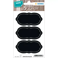 HERMA Sticker Home Wolke 15414 schwarz 6 Stück/2 Blatt