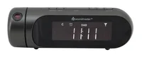 soundmaster Radiowecker UR6700AN Schwarz - Radio Tuner: FM - DAB+ - Stromversorgung: Netzbetrieb - USB - Detailfarbe: Schwarz - Ausstattung: Projektion Uhrzeit - Sleep-Timer - Display - Weckfunktion - Schlummerfunktion - Senderspeicher - Typ: Radiowecker