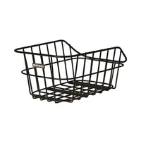 Basil Cento Posteriore Cestino per biciclette Alluminio Nero