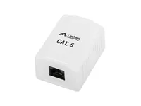 Lanberg OU6-0001-W outlet box RJ-45 White