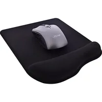 InLine Mouse pad, gel wrist rest, 235x185x25mm, black