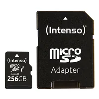 Intenso microSDXC 256GB C10 UHS-I U1 Performance Adapte