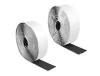Delock Klettband-Rolle 10 m x 50 mm Haft und Flauschband Schwarz - Breite: 50 mm - Länge: 10 m - Produkttyp: Klettband - Ausstattung Kabelmanagement: Zuschneidbar - Set - Selbstklebend - Verpackungseinheit: 1 Stück - Material: Kunststoff