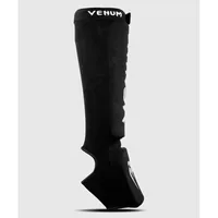 Venum Kontact Shin Guards Schwarz/Weiss, L - Grösse: L - Produkttyp: Schienbeinschoner - Farbe: Weiss - Schwarz - Sportart: Kampfsport