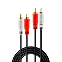 LINDY GOLD Audio Cable -  Stereo -  2xRCA-2xRCA M-F -  1m -  gold plated