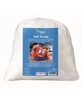 Glorex Füllwatte Soft-Flocken Weiss, 500g - Packungsgrösse: 1 Stück - Material: Polyester - Detailfarbe: Weiss - Waschbar bei: 30 °C