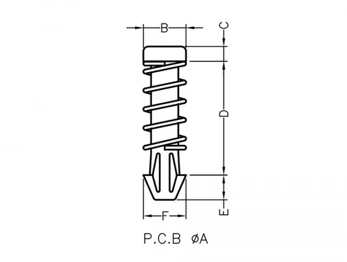 DeLOCK rivet Push rivet
