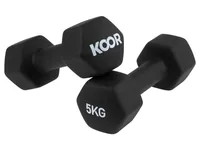 KOOR F00915 dumbbell Fixed-weight dumbbell 5 kg 2 pc(s)