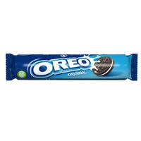 Oreo Guetzli Oreo Original 3 x 154 g - Produkttyp: Schokolade - Nährwertangabe pro: 100 g - Energiegehalt (in kj): 1990 KJ - Energiegehalt (in kcal): 474 Kcal - Fett: 19 g - Gesättigte Fettsäuren: 5.2 g