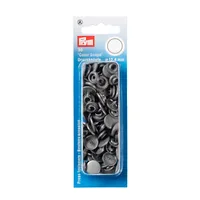 Prym Druckknöpfe Color Snaps Grau, Ø 12,4 mm, 30 Stück - Detailfarbe: Grau