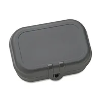 Koziol Lunchbox Pascal S Grau - Materialtyp: Biokunststoff - Unterteilungsmöglichkeit: Nein - Material: Biozirkulärer Kunststoff - Detailfarbe: Grau - Spülmaschinenfest: Ja - Set: Nein