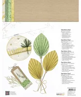 URSUS Papier-Set Natur Daisy - Papierformat: 23 x 33 cm - Selbstklebend: Nein - Papierfarbe: Mehrfarbig - Papiertyp: Bastelpapier - Mediengewicht: 35 g/m² - Verpackungseinheit: 1 Stück