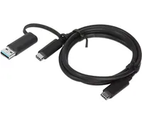Lenovo Cables USB-C 1m / 4X90U90618 Black