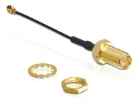 Delock Antennenkabel RP-SMA zu I-PEX, 0.05 m - Antennenanschluss: RP-SMA - Aussenanwendung: Nein - Antennenanschluss Hardware: I-PEX - Kabellänge: 0.05 m - Frequenzband: 2.4 GHz - 5 GHz