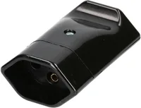Max Hauri Kupplung T13 - Schwarz - Detailfarbe: Schwarz - Stromanschluss Seite A: T13 - Schalter: Nein - Stromanschluss Seite B: Schraubklemme - Typ: Kupplung