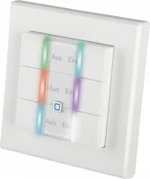 Homematic IP Wired Smart Home Wired Wandtaster 6-fach, Weiss - Produkttyp: Fernbedienung und Wandtaster - System-Kompatibilität: Amazon Alexa - Google Assistant - Protokoll: IPv6 - Systemkommunikation: Wired - Detailfarbe: Weiss