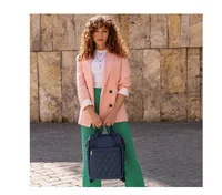 Reisenthel Rucksack Allrounder R Rhombus Midnight Gold - Volumen: 12 l - Rucksack Typ: Tagesrucksack - Wasserdichter Rucksack - Zielgruppe: Damen - Eigenschaften: Keine Eigenschaft - Zertifikate: amfori BSCI - Helm Fixierung: Nein