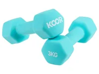 KOOR F00913 dumbbell Fixed-weight dumbbell 3 kg 2 pc(s)