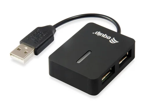 Equip 4-Port USB-A2.0-Hub->4xUSB-A 2.0 Reiseversion 480Mbps