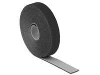 DELOCK Kabelbinder Klettverschluss 5000x20mm 1x Rol schwarz