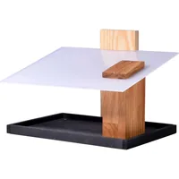 dobar Design-Vogelfutterhaus Futura I, 35 x 24 x 22 cm, Holz - Grundfarbe: Weiss - Schwarz - Tierart: Vogel - Produkttyp: Futterstelle