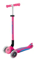 GLOBBER Scooter Mini Primo, Fuchsia / Sky blue - Altersempfehlung ab: 3 Jahren - Ausstattung: Faltbar - Reifentyp:  Kunststoffreifen - Eigenschaften: Keine Eigenschaft - Zertifikate: Keine Zertifizierung - Belastbarkeit: 50 kg