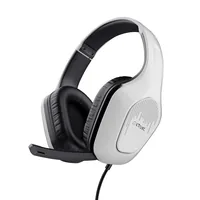 Trust Headset GXT 415W Zirox Schwarz/Weiss - Audiokanäle: Stereo - Surround-Sound: Nein - Detailfarbe: Weiss - Schwarz - Plattform: PlayStation 5 - PlayStation 4 - Nintendo Switch - Xbox Series S - Xbox Series X - Kopfhörer Trageform: On-Ear - Mikrofon Ei