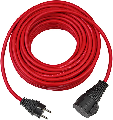 Brennenstuhl Verlängerungskabel Neopren 10m rot IP44
