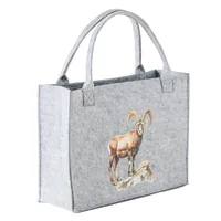 Boltze Tasche Poldie Polyester, 40 x 30 cm - Verpackungseinheit: 1 Stück - Detailfarbe: Grau - Produkttyp: Deko