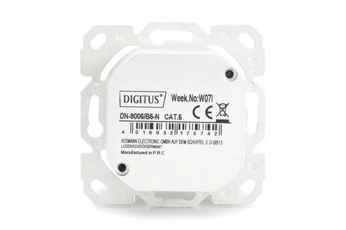 DIGITUS CAT 6 WALL OUTLET CLASS E FINERY 5 PACK IN
