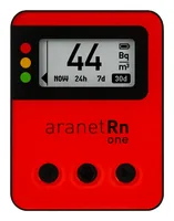 Aranet Radondetektor  Aranet Radon One Sensor HOME Rot - Anwendungsbereich: Radondetektor - Typ: Messgerät - Detailfarbe: Rot