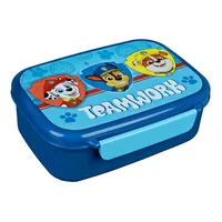 Scooli Lunchbox Paw Patrol Blau - Materialtyp: Kunststoff - Unterteilungsmöglichkeit: Ja - Material: Kunststoff - Detailfarbe: Blau - Mikrowellenfest: Nein - Spülmaschinenfest: Nein
