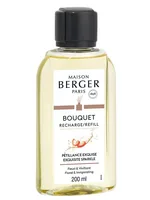 Maison Berger Duftstäbchen Refill Pétillance Exquise 200 ml - Volumen: 200 ml - Duft: Rose - Patchouli - Veilchen - Champagner - Grapefruit - Maiglöckchen - Moschus