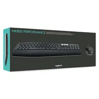 Logitech 920-008221 Tastatur Maus enthalten Universal RF Wireless + Bluetooth QWERTZ Deutsch Schwarz