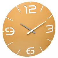 TFA Dostmann Funk-Wanduhr Contour Sonnengelb, Ø 35 cm - Form: Rund - Detailfarbe: Gelb - Weiss - Uhrtyp: Analog - Funksignal: Ja - Funktionen: 24-Stundenanzeige - Sommer/Winterzeit automatisch - Detailmaterial: Kunststoff