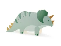 Partydeco Einladungskarte Triceratops 6 Stück - Motiv: Dinosaurier - Papierformat: 18.5 x 9.4 cm - Verpackungseinheit: 6 Stück - Inkl. Couvert: Ja - Anlass: Geburtstag