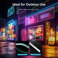 Vention Silicone Neon LED strip with remote control, 12V, 2m