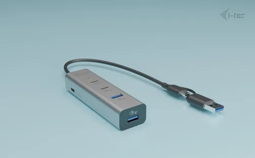 I-TEC Universal Charging Metal HUB 2x USB-C 3.2 Gen.1 + 2x USB-A 3.2 Gen.1 1x USB-C PD 85W