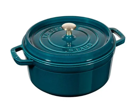 Staub La Cocotte 24cm rund La-Mer, Gusseisen