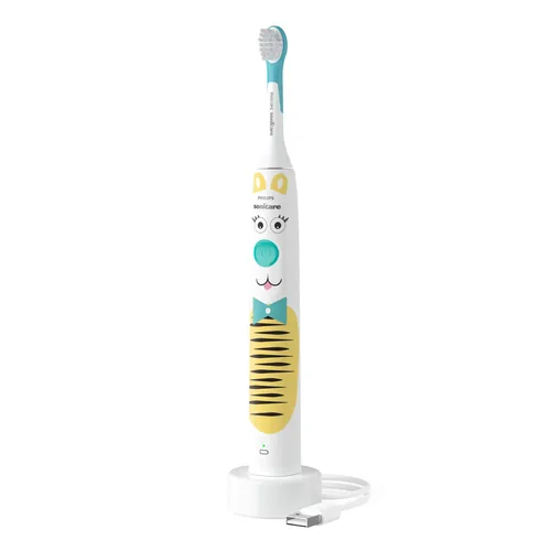 Philips HX3601/01 Elektrische Zahnbürste Kind Schallzahnbürste Blau, Weiß
