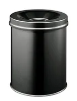 DURABLE Papierkorb Safe rund 15 Liter schwarz