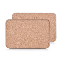 Zeller Present Untersatz Kork viereckig 2 Stück Braun - Anwendungsbereich: Pfanne  - Topf  - Material: Kork - Detailfarbe: Braun - Set: Ja - Zusammenklappbar: Nein