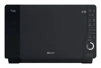 Bauknecht Mikrowelle MW 427 SL CH Schwarz/Silber - Mikrowellenleistung: 800 W - Fassungsvermögen: 25 l - Grillfunktion: Ja - Backofenfunktion: Keine Angaben - Steamfunktion: Ja - Breite: 49 cm