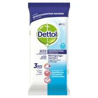 Dettol Desinfektion Hygiene-Reinigungstücher 60 Stück - Packungsgrösse: 60 Stück - Eigenschaft: Tuch - Einsatzgebiet: Oberflächen - Natürlich Leben: Keine Besonderheiten