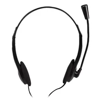 LogiLink HS0052 headphones/headset Wired Head-band Office/Call center Black