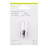 Cricut Ersatzklinge Deep-Point 2 Stück - Zubehörtyp: Ersatzklinge - Kompatible Geräte: Cricut Explore Air 2 - Cricut Explore Air 3 - Cricut Maker - Cricut Maker 3